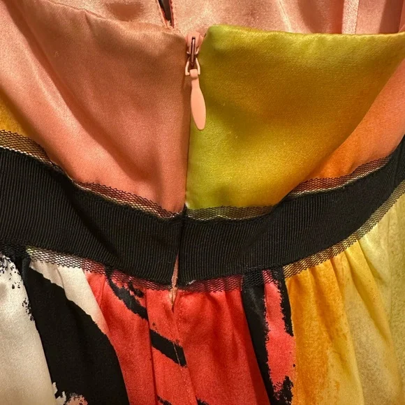 BCBG Silk bubble halter dress - Picture 8 of 9